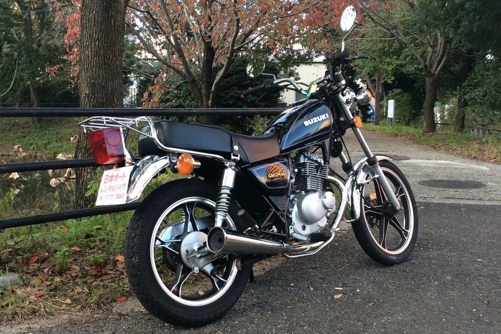 SUZUKI GN125 nf41a lc6pcjg - 大阪レンタルバイク日本オート