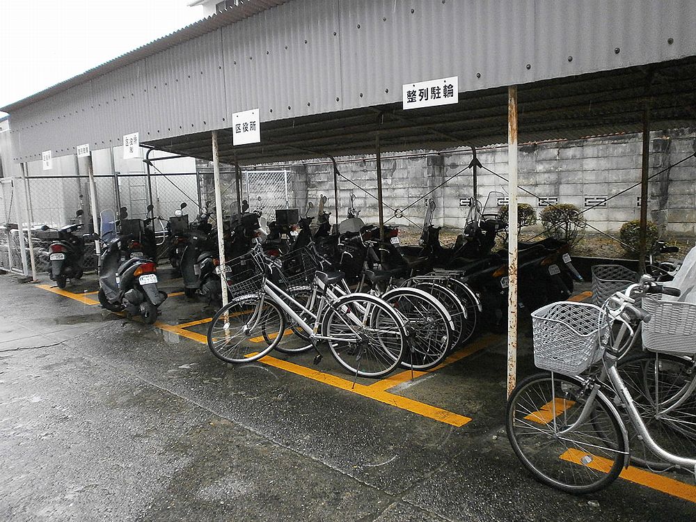 京都北区役所駐輪場