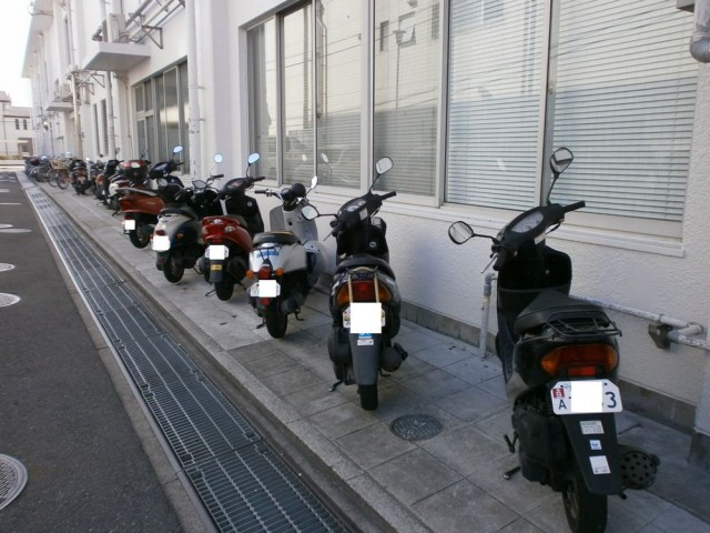 西京区役所バイク置き場